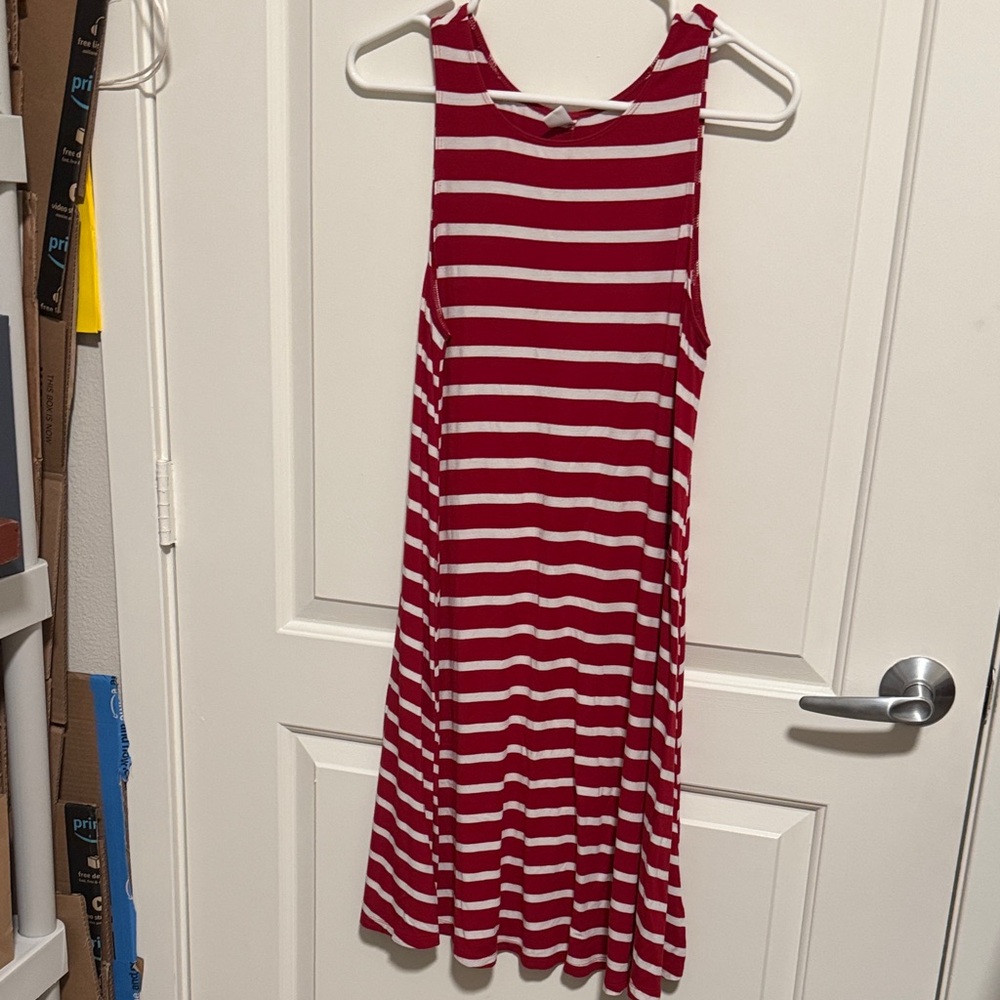 Old Navy Red and White Striped Top